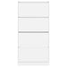 Dulap de pantofi cu 4 sertare rabatabile, alb, 80x21x163,5 cm - WALTI WALTI
