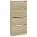 Pantofar cu 4 sertare rabatabile, stejar sonoma, 80x21x163,5 cm - WALTI WALTI