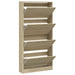 Pantofar cu 4 sertare rabatabile, stejar sonoma, 80x21x163,5 cm - WALTI WALTI