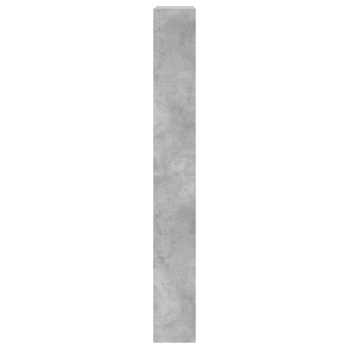 Dulap de pantofi 4 sertare rabatabile, gri beton, 80x21x163,5cm - WALTI WALTI