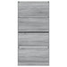 Pantofar cu 4 sertare rabatabile, gri sonoma, 80x21x163,5 cm - WALTI WALTI