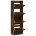 Pantofar cu 4 sertare rabatabile, stejar fumuriu, 60x34x187,5cm - WALTI WALTI