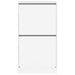 Dulap de pantofi cu 2 sertare rabatabile, alb, 60x42x108 cm - WALTI WALTI