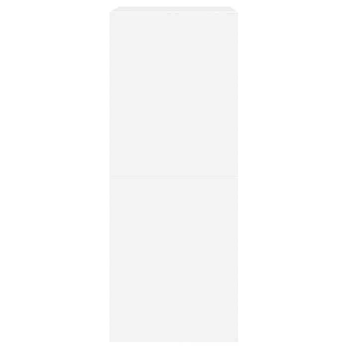 Dulap de pantofi cu 2 sertare rabatabile, alb, 60x42x108 cm - WALTI WALTI