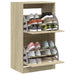 Pantofar cu 2 sertare rabatabile, stejar sonoma, 60x42x108 cm - WALTI WALTI