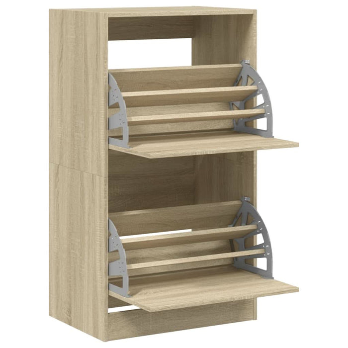 Pantofar cu 2 sertare rabatabile, stejar sonoma, 60x42x108 cm - WALTI WALTI