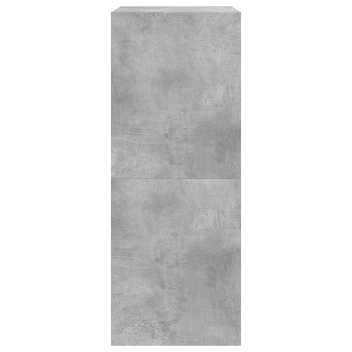 Dulap de pantofi 2 sertare rabatabile, gri beton, 60x42x108 cm - WALTI WALTI