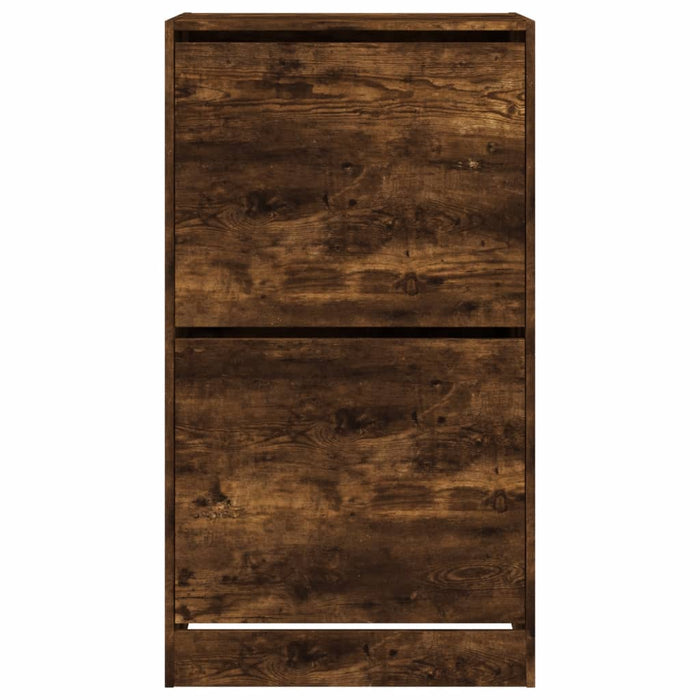 Pantofar cu 2 sertare rabatabile, stejar fumuriu, 60x42x108 cm - WALTI WALTI