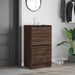 Dulap de pantofi 2 sertare rabatabile, stejar maro, 60x42x108cm - WALTI WALTI