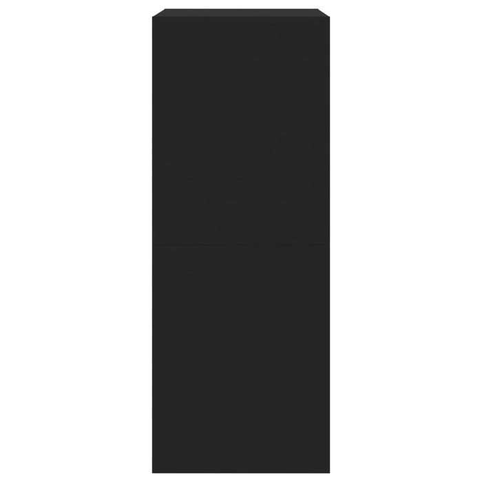 Dulap de pantofi cu 2 sertare rabatabile, negru, 80x42x108 cm WALTI