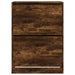 Pantofar cu 2 sertare rabatabile, stejar fumuriu, 80x42x108 cm - WALTI WALTI