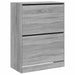 Pantofar cu 2 sertare rabatabile, gri sonoma, 80x42x108 cm - WALTI WALTI