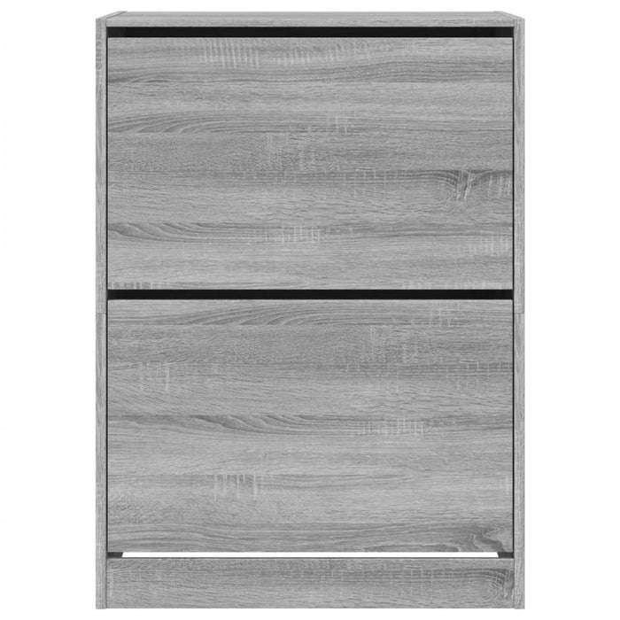 Pantofar cu 2 sertare rabatabile, gri sonoma, 80x42x108 cm - WALTI WALTI
