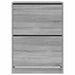 Pantofar cu 2 sertare rabatabile, gri sonoma, 80x42x108 cm - WALTI WALTI