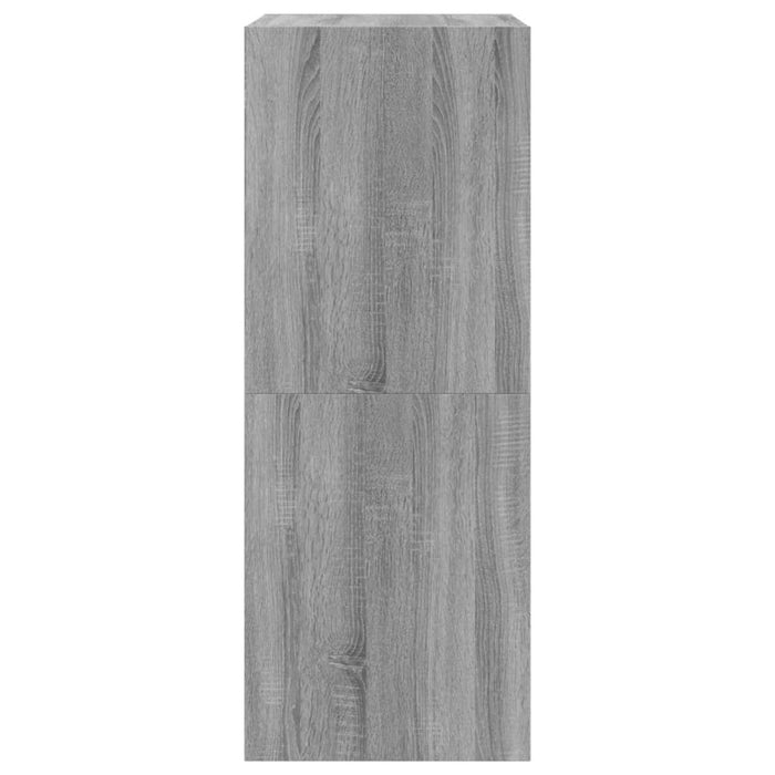 Pantofar cu 2 sertare rabatabile, gri sonoma, 80x42x108 cm - WALTI WALTI