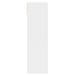 Dulap de pantofi cu 2 sertare rabatabile, alb, 80x34x116 cm - WALTI WALTI