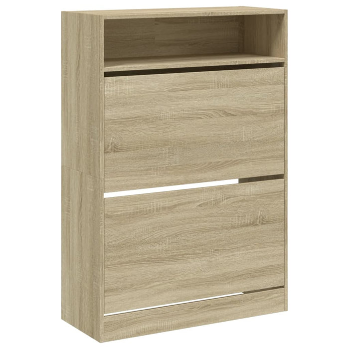 Pantofar cu 2 sertare rabatabile, stejar sonoma, 80x34x116 cm - WALTI WALTI