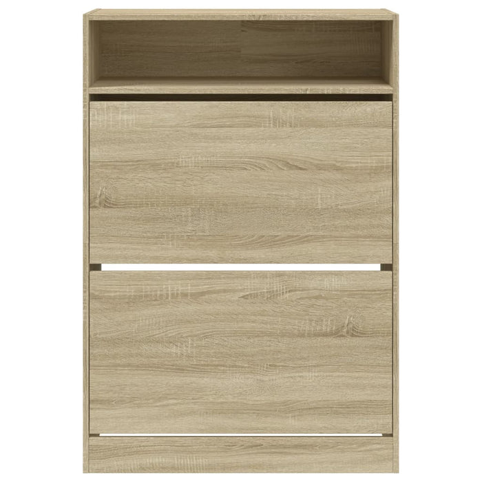 Pantofar cu 2 sertare rabatabile, stejar sonoma, 80x34x116 cm - WALTI WALTI