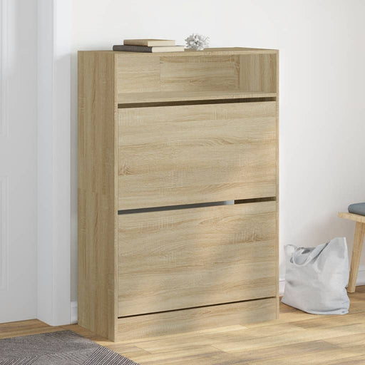Pantofar cu 2 sertare rabatabile, stejar sonoma, 80x34x116 cm - WALTI WALTI