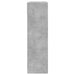 Dulap de pantofi 2 sertare rabatabile, gri beton, 80x34x116 cm - WALTI WALTI