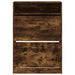 Pantofar cu 2 sertare rabatabile, stejar fumuriu, 80x34x116 cm - WALTI WALTI