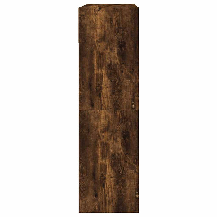 Pantofar cu 2 sertare rabatabile, stejar fumuriu, 80x34x116 cm - WALTI WALTI