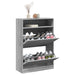 Pantofar cu 2 sertare rabatabile, gri sonoma, 80x34x116 cm - WALTI WALTI