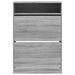 Pantofar cu 2 sertare rabatabile, gri sonoma, 80x34x116 cm - WALTI WALTI
