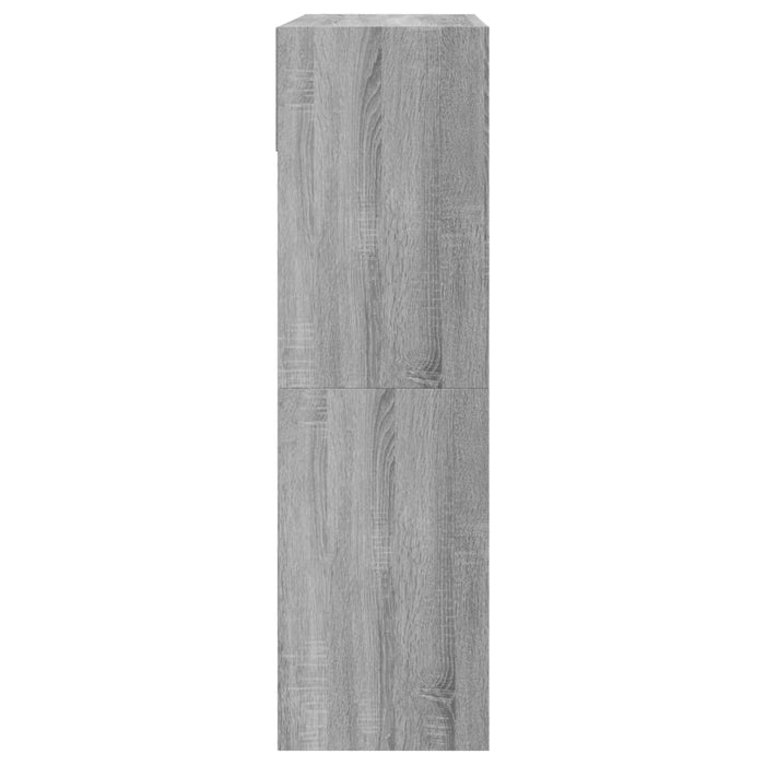 Pantofar cu 2 sertare rabatabile, gri sonoma, 80x34x116 cm - WALTI WALTI