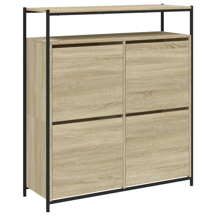 Pantofar cu 4 sertare rabatabile, stejar sonoma, 100x34x112 cm - WALTI WALTI