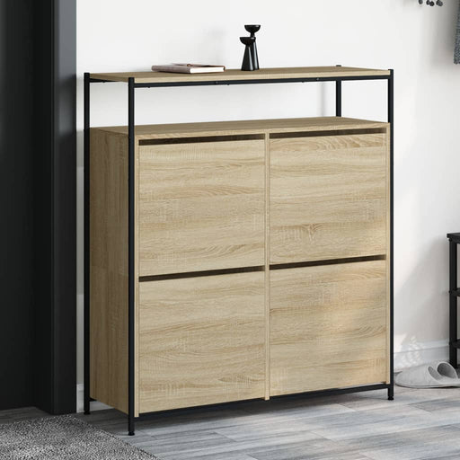 Pantofar cu 4 sertare rabatabile, stejar sonoma, 100x34x112 cm - WALTI WALTI