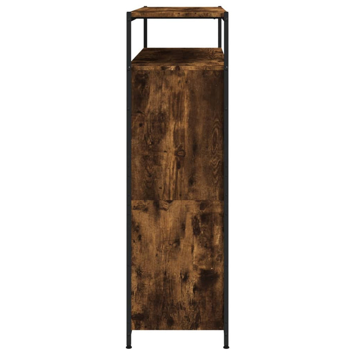 Pantofar cu 4 sertare rabatabile, stejar fumuriu, 100x34x112 cm - WALTI WALTI