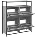 Pantofar cu 4 sertare rabatabile, gri sonoma, 100x34x112 cm - WALTI WALTI