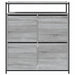 Pantofar cu 4 sertare rabatabile, gri sonoma, 100x34x112 cm - WALTI WALTI