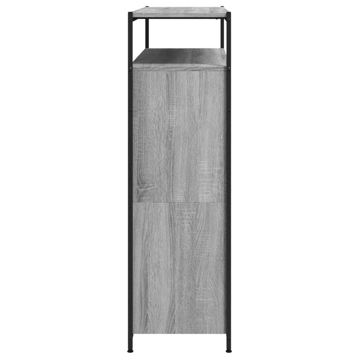 Pantofar cu 4 sertare rabatabile, gri sonoma, 100x34x112 cm - WALTI WALTI