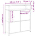 Pantofar cu 4 sertare rabatabile, gri sonoma, 100x34x112 cm - WALTI WALTI