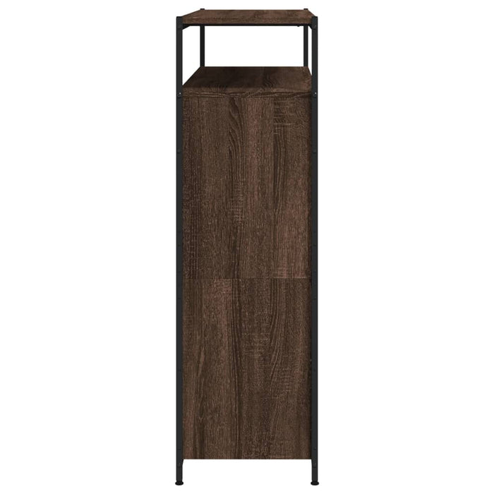 Pantofar cu 4 sertare rabatabile, stejar maro, 100x34x112 cm - WALTI WALTI