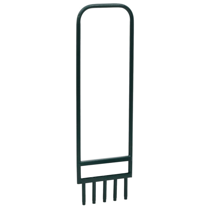 Aerator gazon 5 tije tubulare, verde oțel vopsit electrostatic - WALTI WALTI