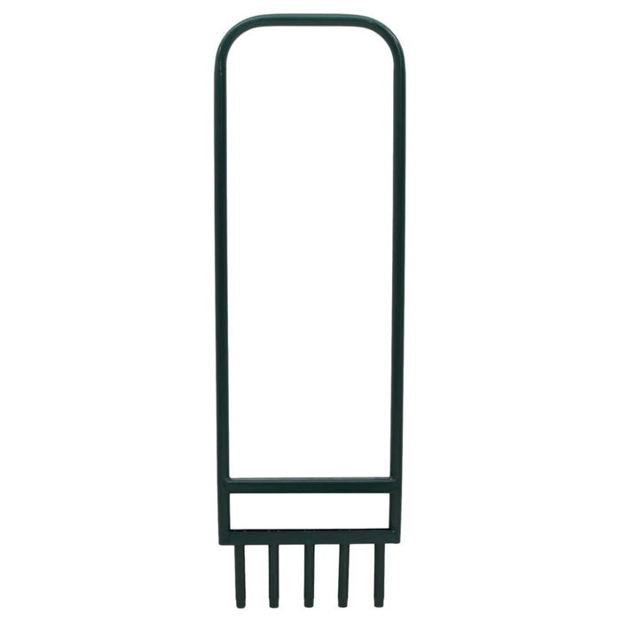 Aerator gazon 5 tije tubulare, verde oțel vopsit electrostatic - WALTI WALTI