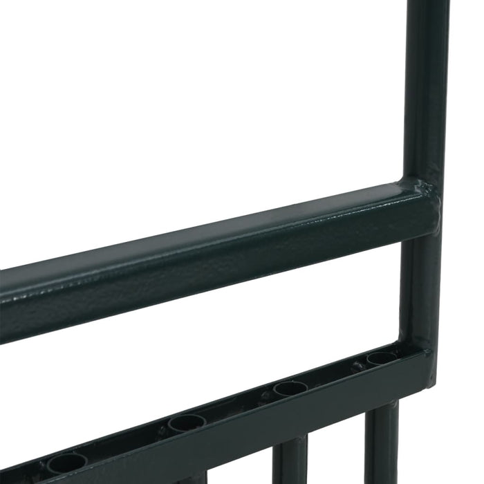 Aerator gazon 5 tije tubulare, verde oțel vopsit electrostatic - WALTI WALTI