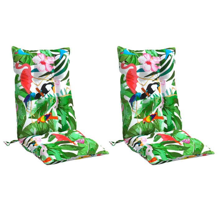 Perne de scaun spătar înalt, 2 buc., multicolor, textil oxford - WALTI WALTI