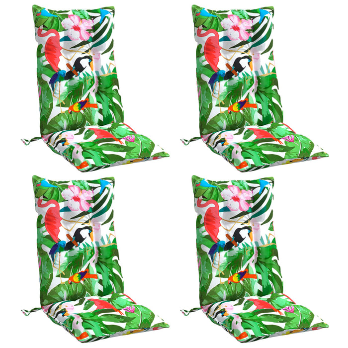Perne de scaun spătar înalt, 4 buc., multicolor, textil oxford - WALTI WALTI