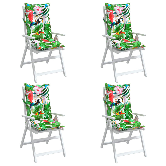Perne de scaun spătar înalt, 4 buc., multicolor, textil oxford - WALTI WALTI