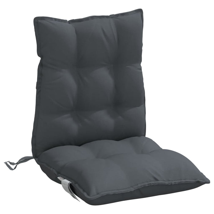 Perne scaun cu spătar mic, 2 buc., antracit, textil oxford - WALTI WALTI