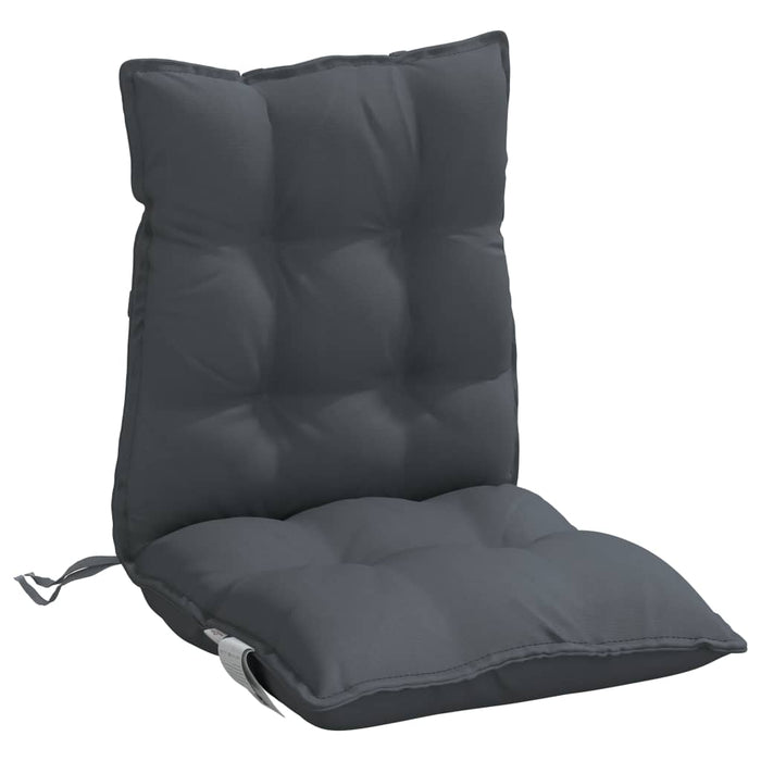 Perne scaun cu spătar mic, 4 buc., antracit, textil oxford - WALTI WALTI