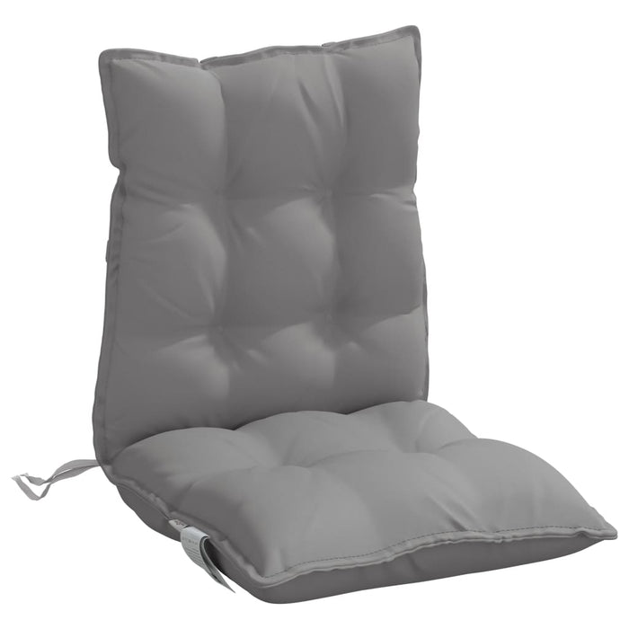Perne scaun cu spătar mic, 4 buc., gri, textil oxford - WALTI WALTI