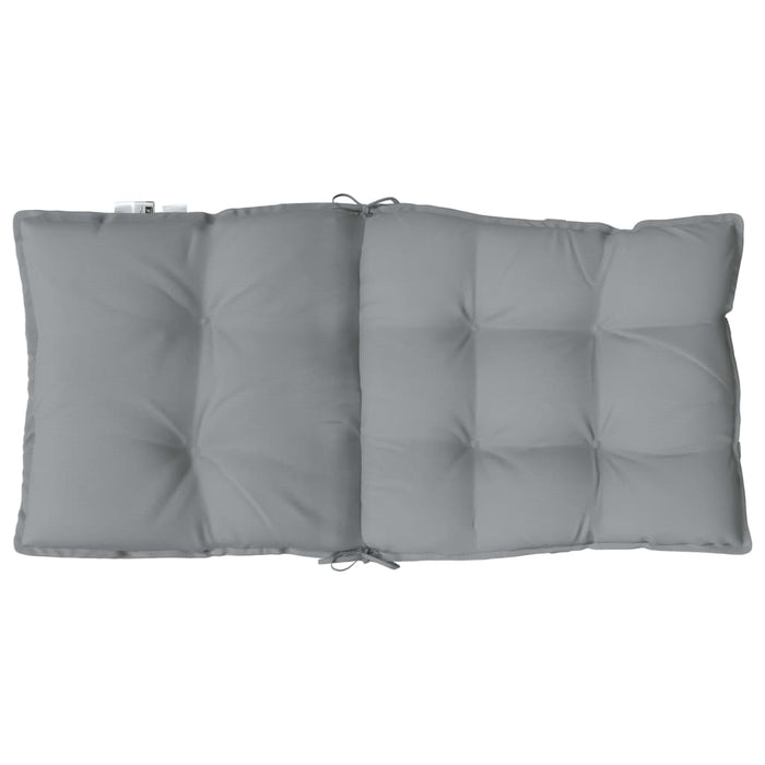 Perne scaun cu spătar mic, 6 buc., gri, textil oxford - WALTI WALTI