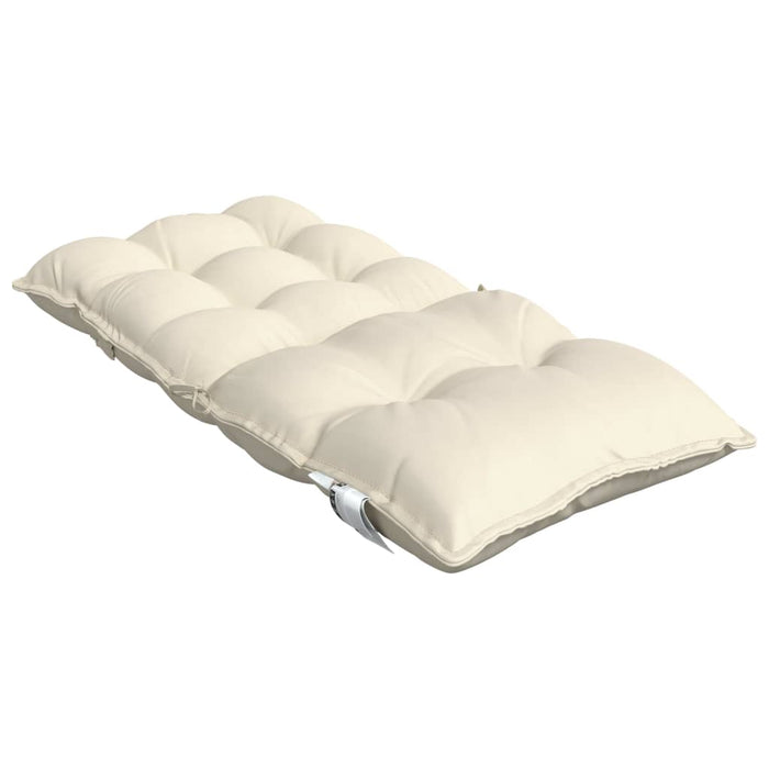 Perne scaun cu spătar mic, 2 buc., crem, textil oxford - WALTI WALTI