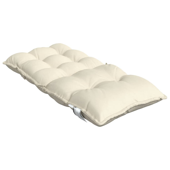Perne scaun cu spătar mic, 4 buc., crem, textil oxford - WALTI WALTI