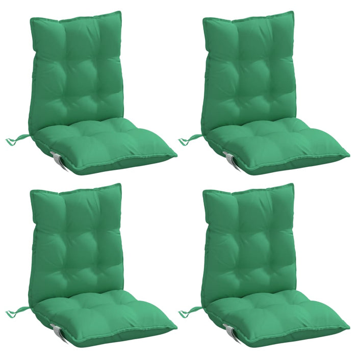 Perne scaun cu spătar mic, 4 buc., verde, textil oxford - WALTI WALTI